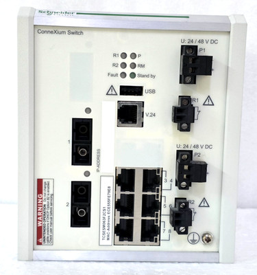 Schneider TCSESM063F2CS1 ConneXium Extended Managed Switch - 6 ports for copper