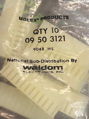 09-50-3121 - MOLEX - KK 396 12-Position (Single Row), 3.96mm (.156'') Pitch Crimp