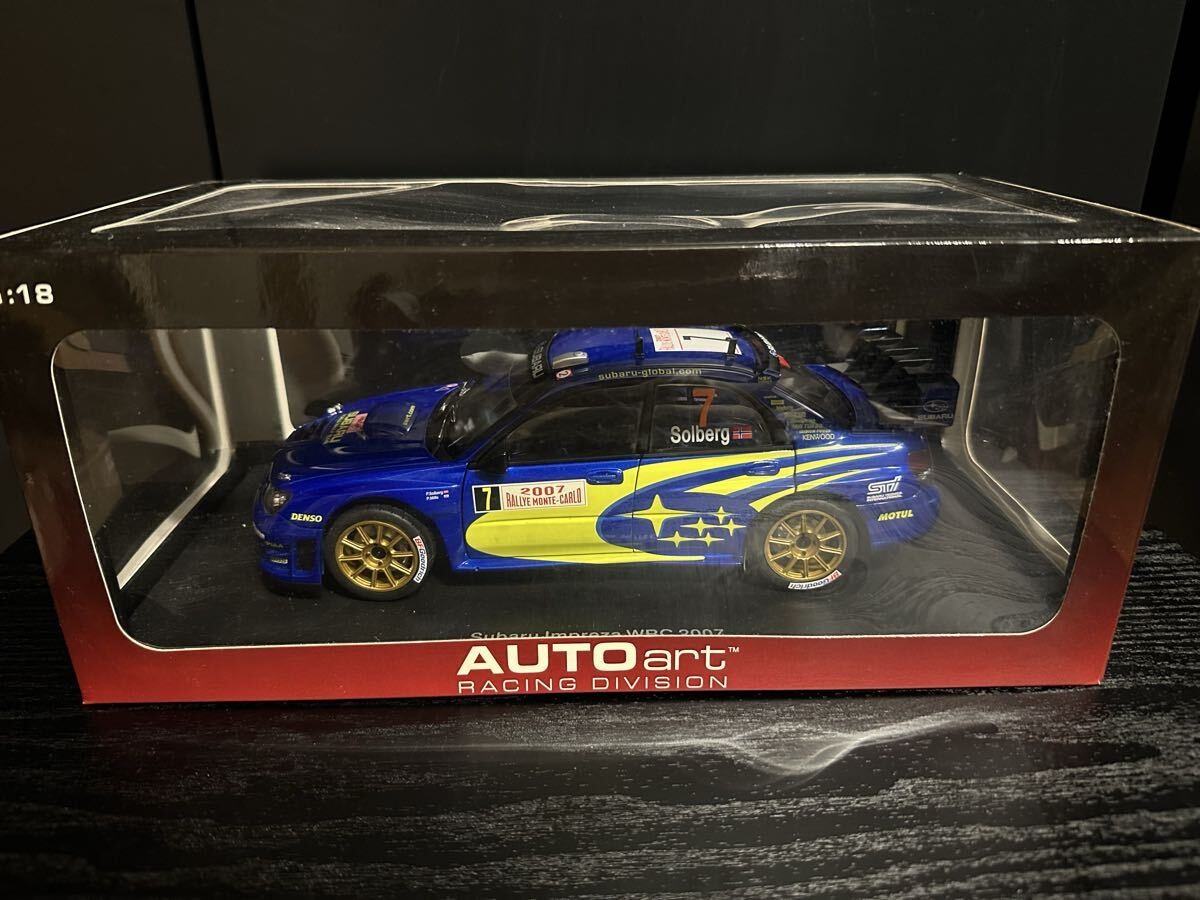 1/18 AUTOart スバル インプレッサ WRC 2007 1/18 AUTOart Subaru Impreza WRC 2007 Monte Carlo MONTE CARLO