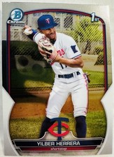 Yilber Herrera – 2023 Bowman Chrome (1st Bowman) - #BCP-86 – Twins