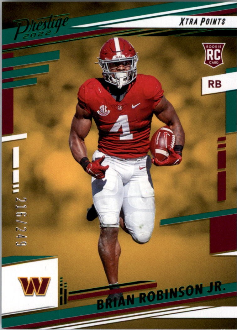2022 Prestige Xtra Points Green #320 Brian Robinson Jr. /249 - FB