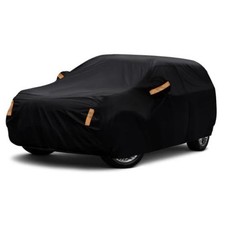 Black SUV Car Cover - Waterproof - 182-190 Inch - Fits SUV Length 182-190 Inches
