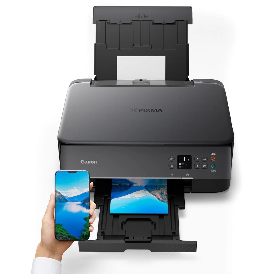 Canon PIXMA TS6420a Wireless Inkjet All-In-One Color Printer Black - Image 3 of 4