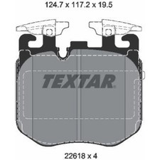 Textar 2261801 Bremsbelagsatz für BMW ROLLS ROYCE ALPINA 5 7 6 3 4 8 X5 X6 X7 2