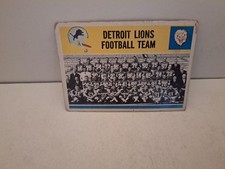DETROIT LIONS 1964 TEAM PHOTO Philadelphia Gum Card #69 DICK NIGHT TRAIN LANE LG