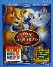 The Aristocats Two-Disc Blu-ray DVD Special Edition in Blu-ray Packaging