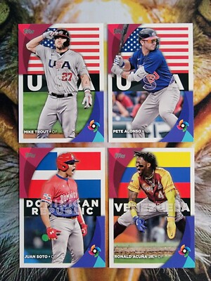 2023 Topps Series 2 World Baseball Classic WBC You Pick Complete Your Set $1.39