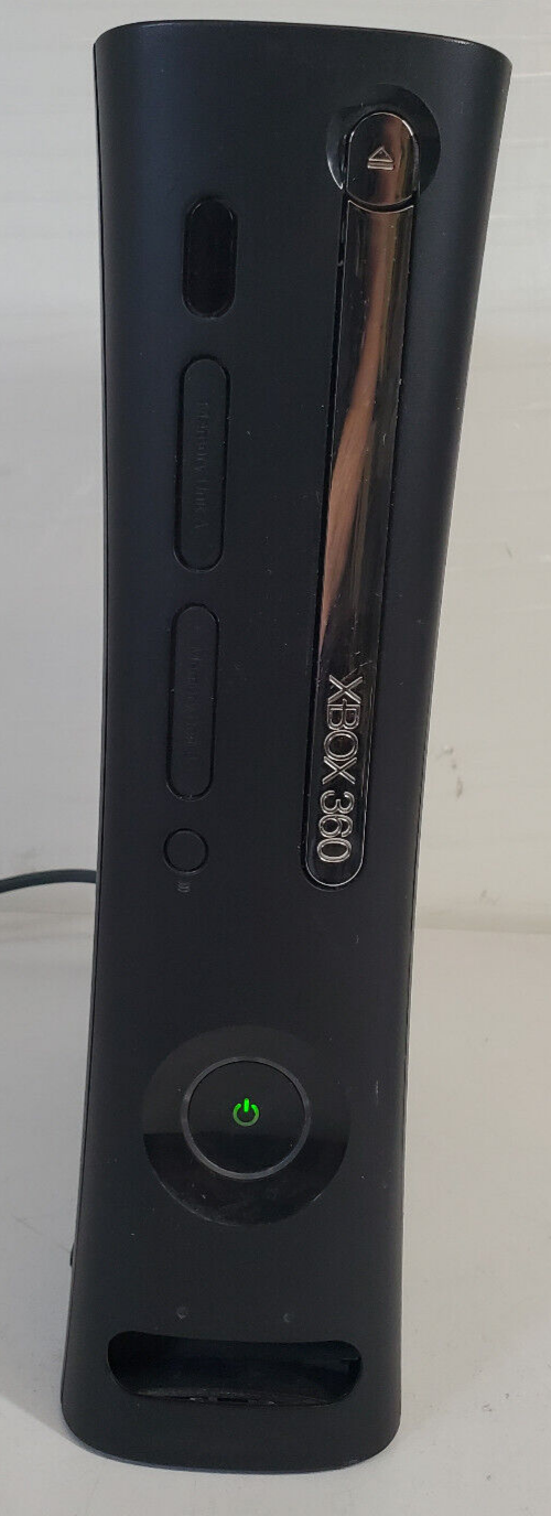 P1.w) Microsoft Xbox 360 Elite, 120 GB, Broken Disc Tray, w/Controller