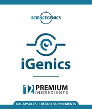 IGenics Vision and Eye Health Support Natural Supplement - I Genics 60 Capsules