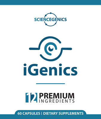 IGenics Vision and Eye Health Support Natural Supplement - I Genics 60 Capsules