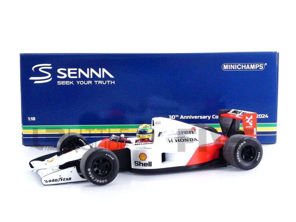 Minichamps Mclaren Honda MP4/6 #1 Senna World Champion 1991 Dirty 