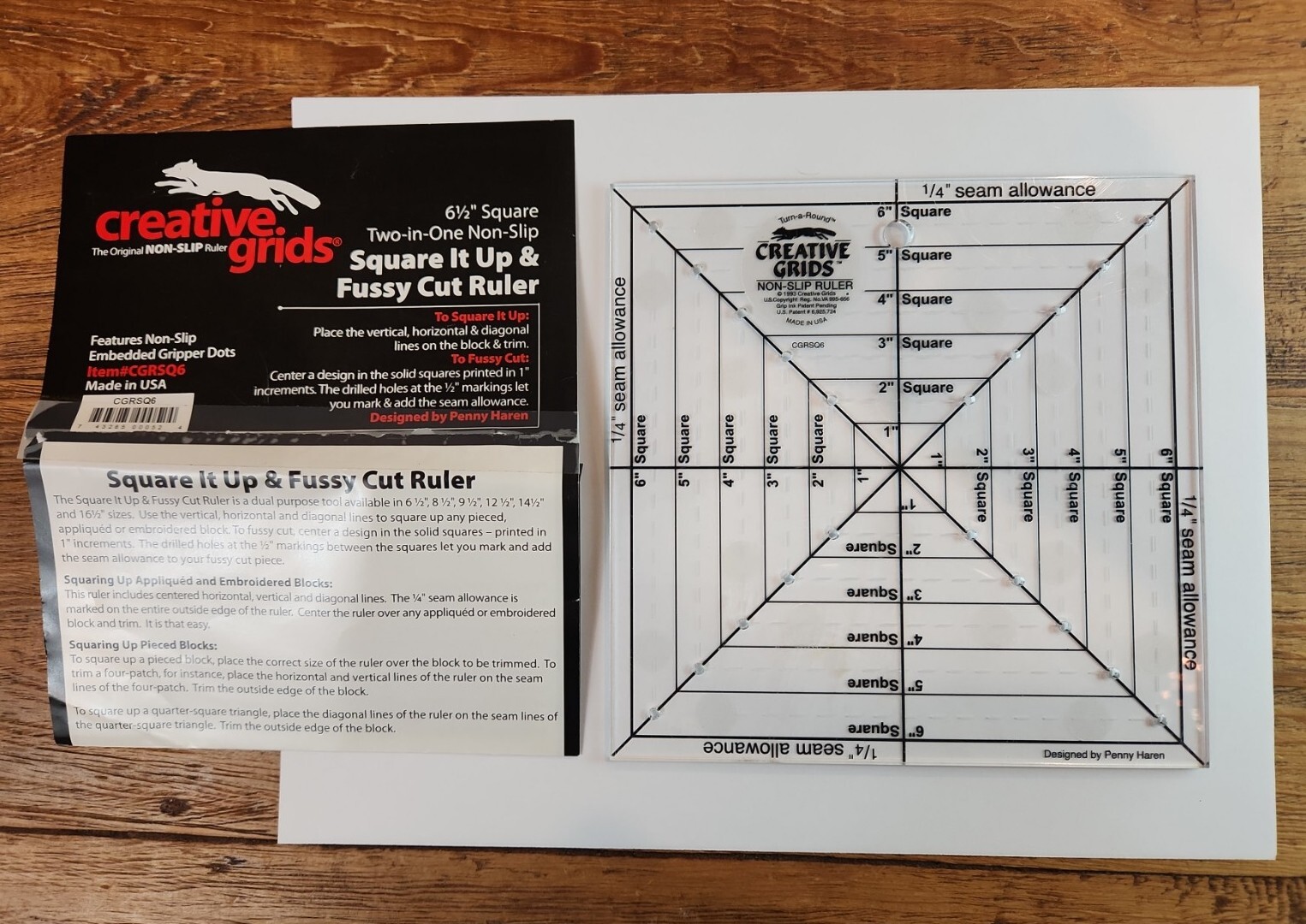 creative-grids-6-1-2-square-it-up-fussy-cut-square-quilting-ruler