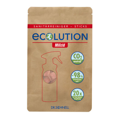 Dr. Schnell Ecolution Milizid Sanitärrreiniger Sticks Nachfüllpack 20 Stück