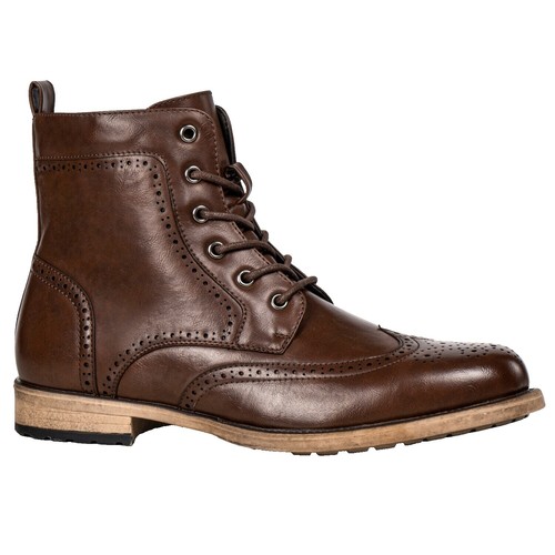 Kamik Mens Size 12 Yukon 5 Dark Brown Leather Faux Fur Lined 