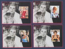 SOMALIA - four MNH S/S - Princess Diana - 2002 --b