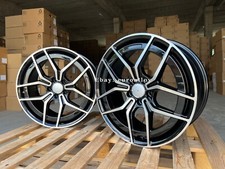 4 x 18 Inch 5x112 AMG W213 Style Wheels: Fits For Mercedes C E S GLC CLK Class