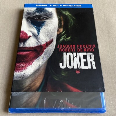 JOKER (1) (Blu-ray DVD Digital 2019 NEW Slipcover) DC Joaquin Phoenix  Niro