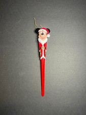 VTG Walt Disney Santa's World Kurt Adler Mickey Mouse Icicle Christmas Ornament