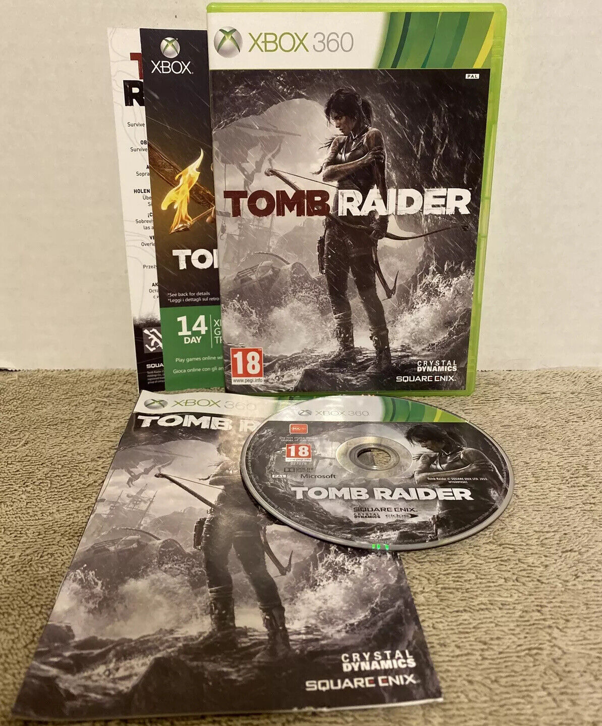 Tomb Raider (2013 Edition Lara Croft Game) Xbox 360 for sale