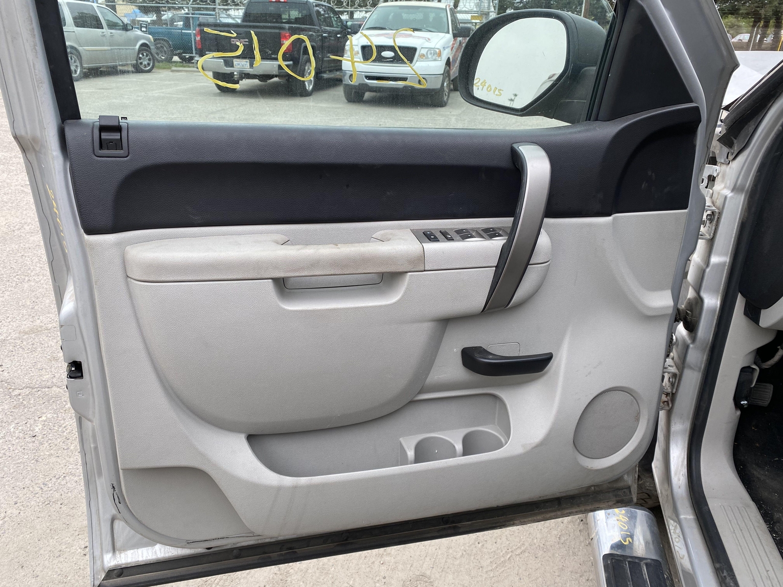 2010-2013-chevy-silverado-1500-front-driver-door-trim-panel-only-ebay