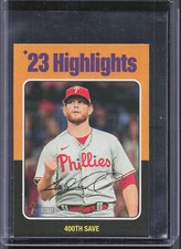 2024 Topps Heritage Mini #6 400th Save (Craig Kimbrel)