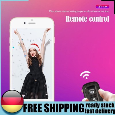 Bluetooth-compatible Phone Selfie Photo Controller Wireless Camera Shutter