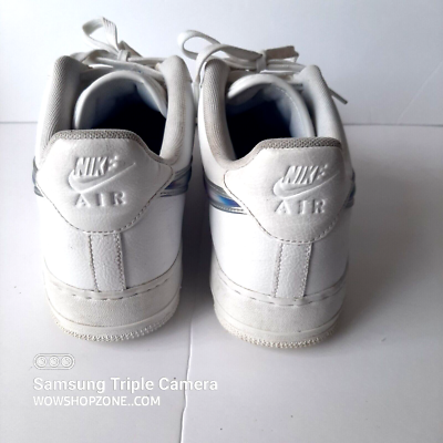 Men 11.5 Nike Air Force 1 Low Oversized Holographic Swoosh  display picture 1