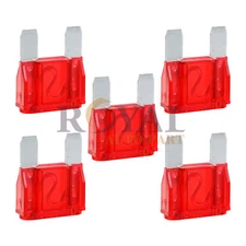 5 Pack of 50 Amp 50A Large Blade Style Audio Maxi Fuse for Car Boat Auto 12v 