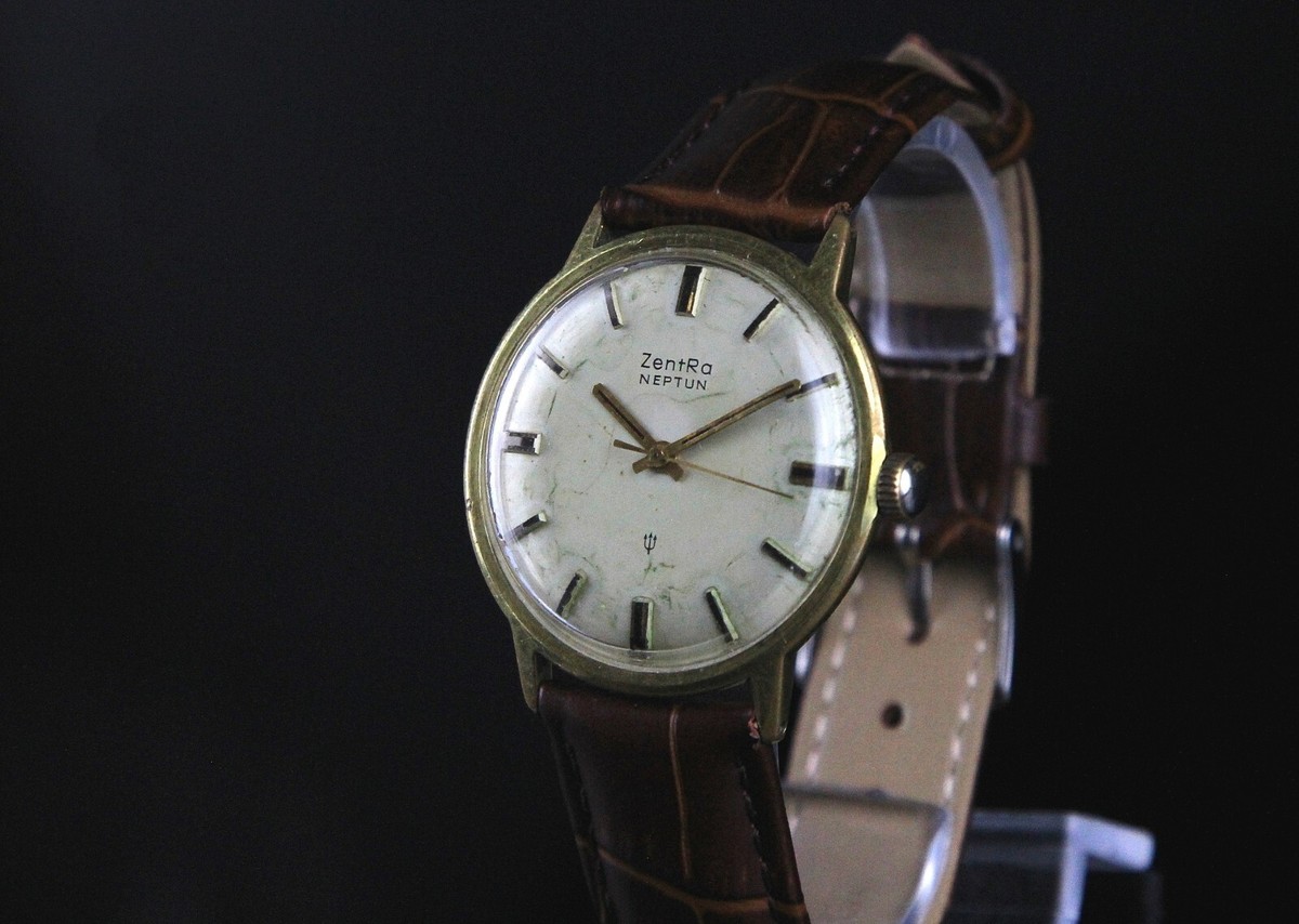 Watch Armbanduhr Herren Zum Aufziehen Puw 360 Zentra Uhr Aufziehen