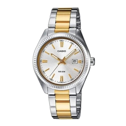 slim fit dress slacks Casio Classic Gold Steel Analogue-Digital Unisex Watch