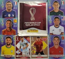 Panini World Cup Qatar 2022 Packs - Blue NO Border Version - Pick Any Quantity.
