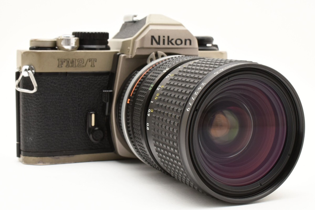 N MINT] Nikon New FM2/T Titan Film Camera Ai-s 28-85mm Zoom
