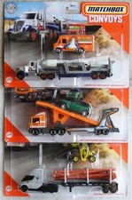 Matchbox Convoys GBK70 Selection Semi Truck + Trailer + Car / New & Carded