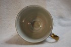 Vintage Lusterware Yellow and White Footed Teacup and Saucer — photo 3