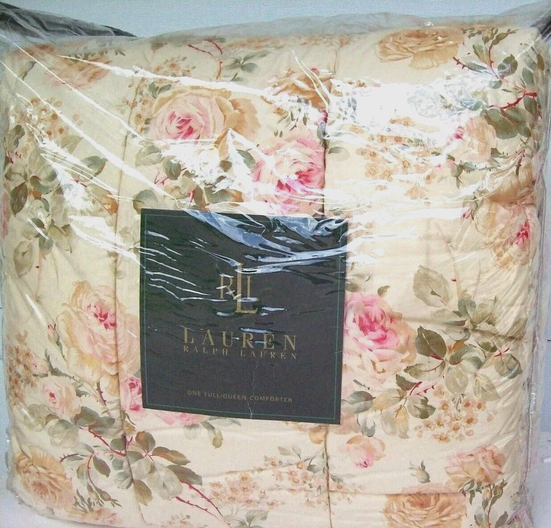 AWESOME NEW Ralph Lauren Woodstock Garden Queen Comforter Italy Supima 350TC IOP