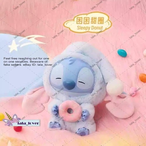 Miniso Stitch Eat Something Before Sleep Series Vinyl Figure Confirmed Blind Box - Picture 16 of 26
