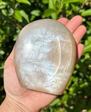 Stunning Flashy Peach Moonstone Freeform *Intuition *Insight *Love *Protection