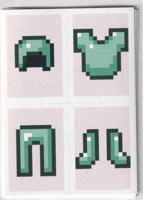 Panini Minecraft Treasure Sticker 2021 Nr. 203 Diamond Armour