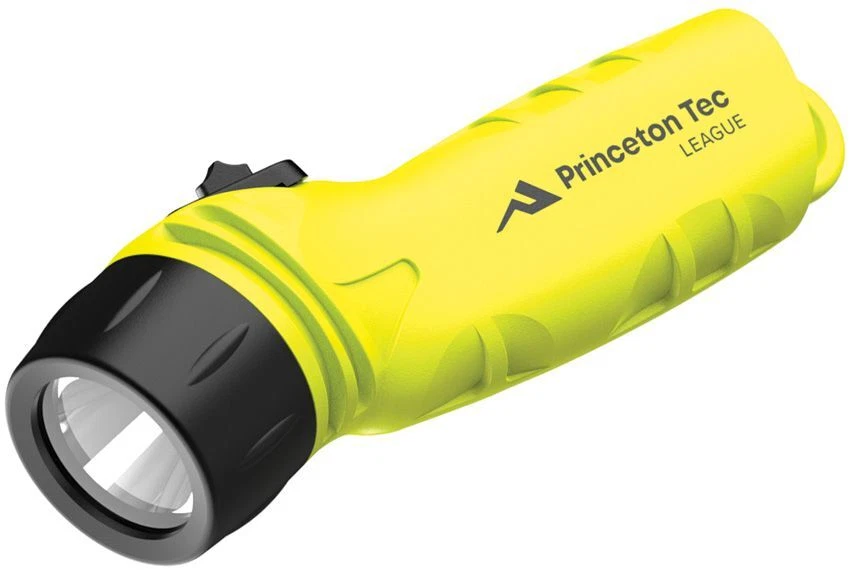 Princeton Tec Yellow League Diving Flashlight Maxbright LED Ergonomics Easy - Image 2 of 3