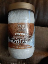 Dead Sea Collection Coconut Bath Salts Natural Dead Sea Minerals 34.2 Oz NEW