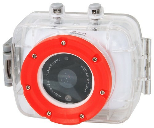 Polaroid - XS9 HD Waterproof Flash Memory Camcorder - White/