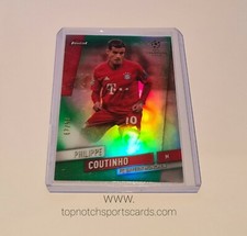2019/20 Topps Finest UEFA CL Soccer Green Philippe Coutinho 87/99