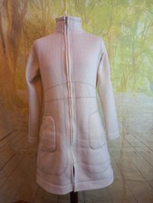 Weird Fish Beige Polyester Long Jacket. Uk Women's Size 16