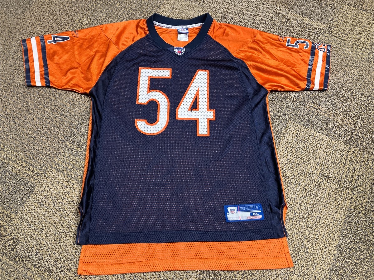 Brian Urlacher #54 Chicago Bears Reebok Orange/Blue NFL Jersey