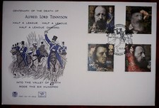 1992 Alfred Lord Tennyson, Stuart First day Cover.