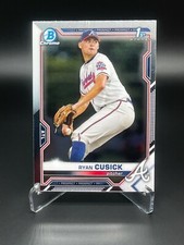 2021 Bowman Draft Chrome  Ryan Cusick #BDC-27 - Atlanta Braves