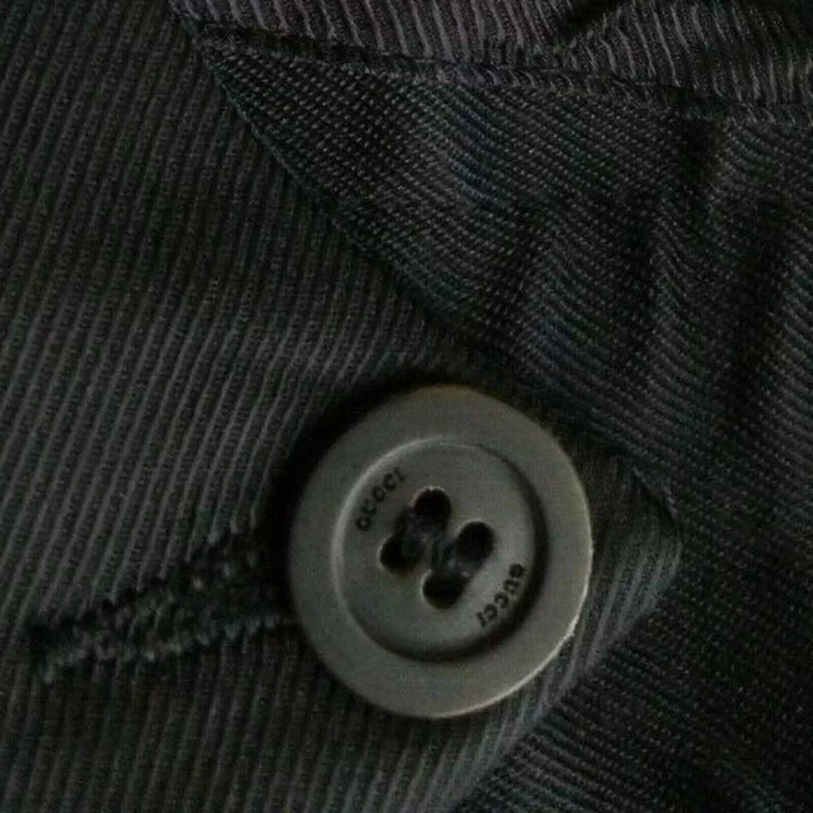 NWT GUCCI 2-US 38-IT Black Nylon Cotton Skinny Leather Belt & Trim Slim Pants thumbnail 14