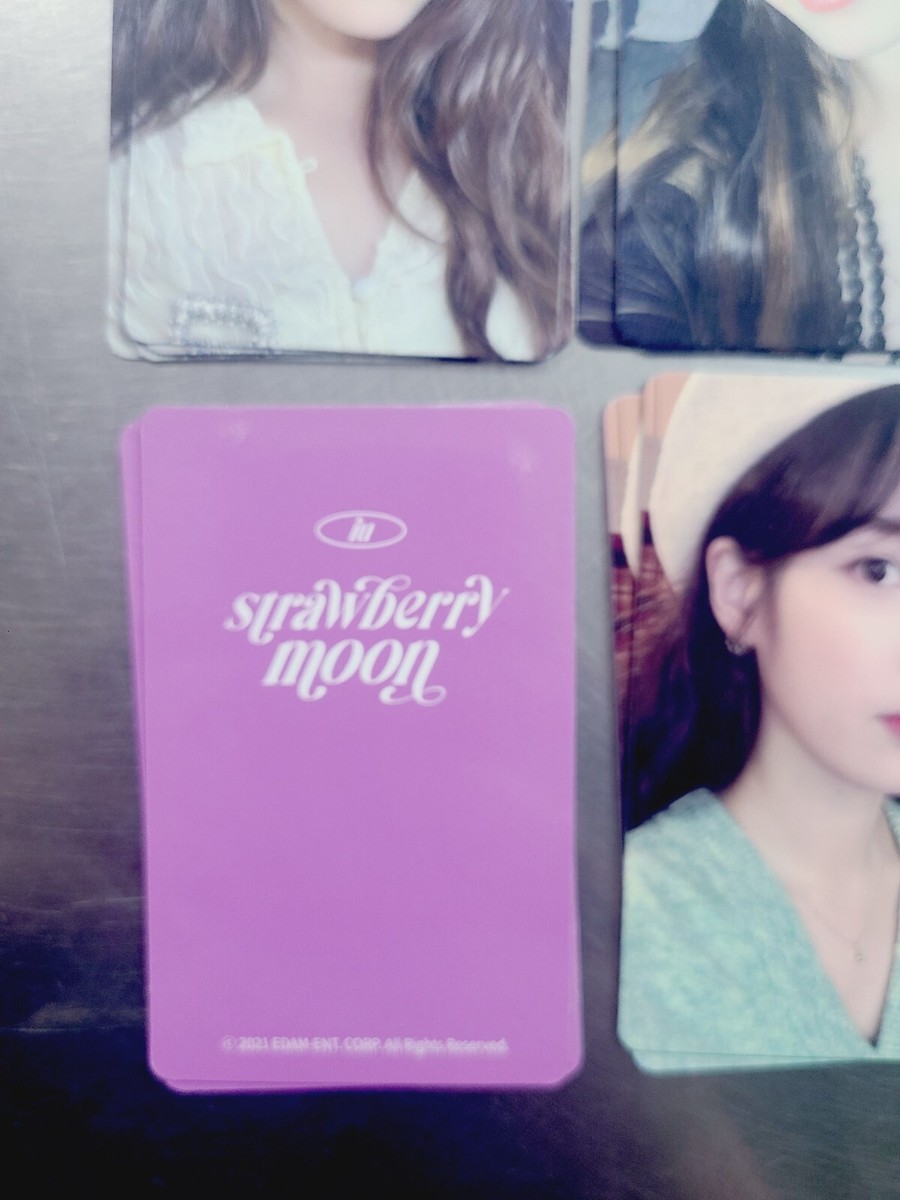 IU Photocard [Strawberry Moon] K-POP Genuine Edam Official MD _ 10
