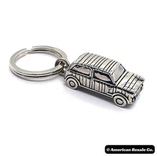 Vintage Paul Smith Taxi Mini Cooper Keychain in Silver - Rare