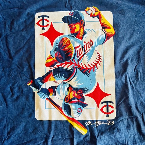 Minnesota Zwillinge T-Shirt Dienstag Shirt, GRÖSSE XL BRIAN BRITIGAN Top gebraucht - Bild 2 von 5